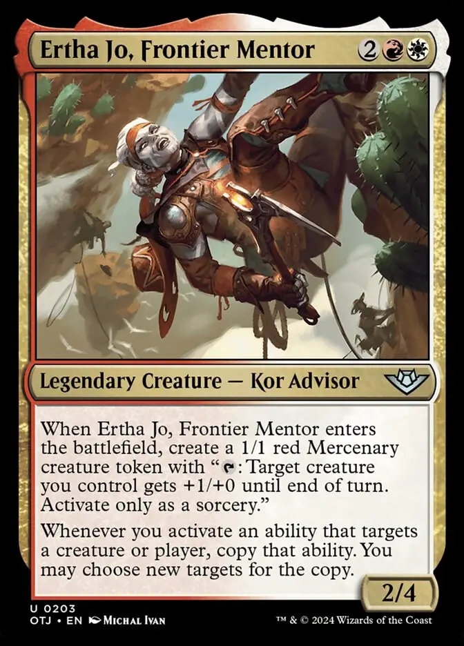 Ertha Jo  Frontier Mentor (Outlaws of Thunder Junction)