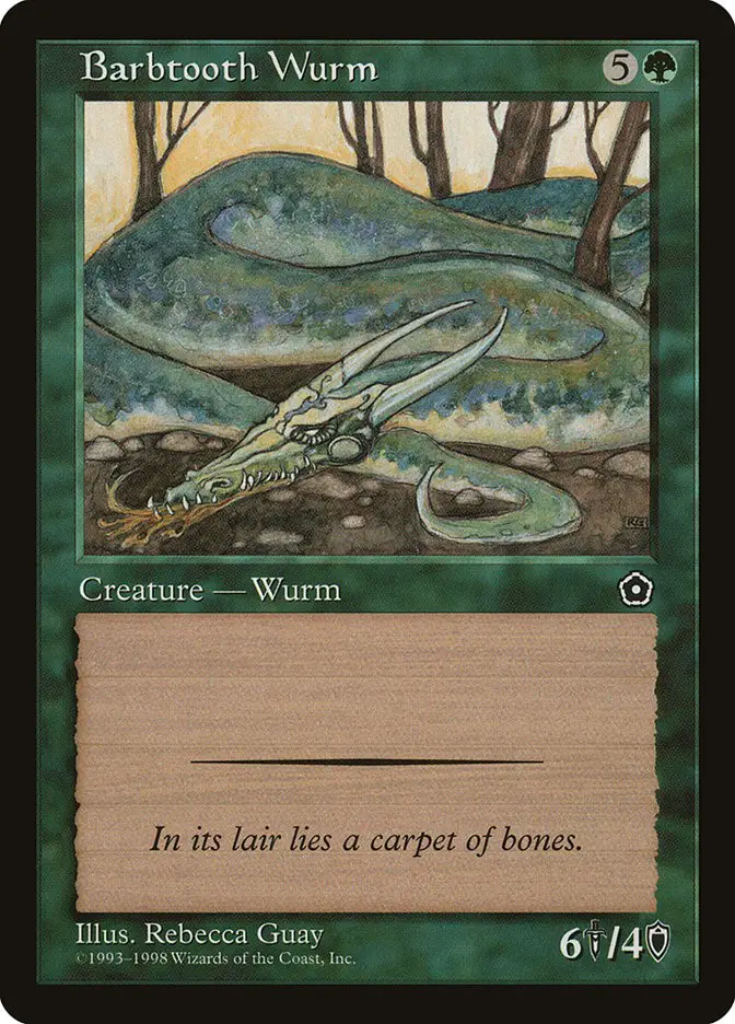 Barbtooth Wurm (Portal Second Age)