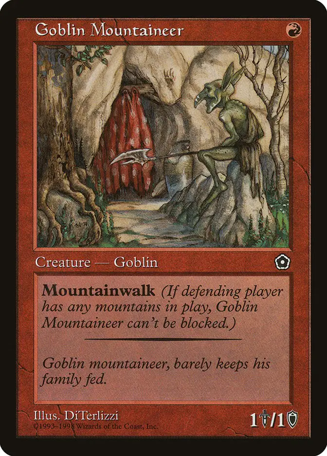 Goblin Mountaineer (Portal Second Age)