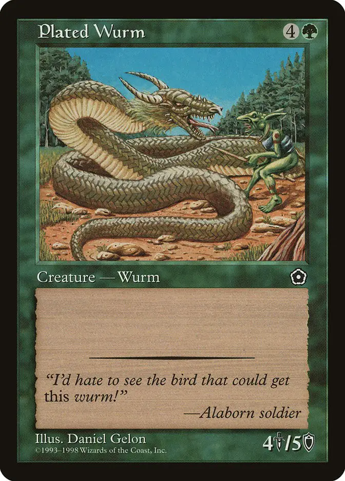 Plated Wurm (Portal Second Age)