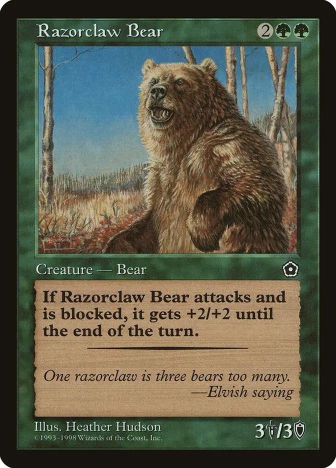 Razorclaw Bear (Portal Second Age)