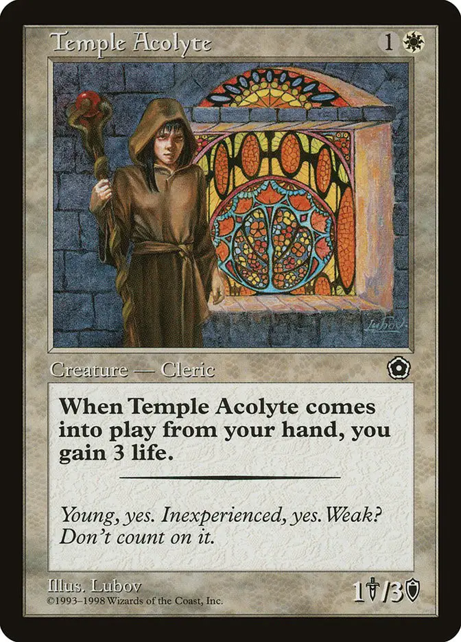 Temple Acolyte (Portal Second Age)