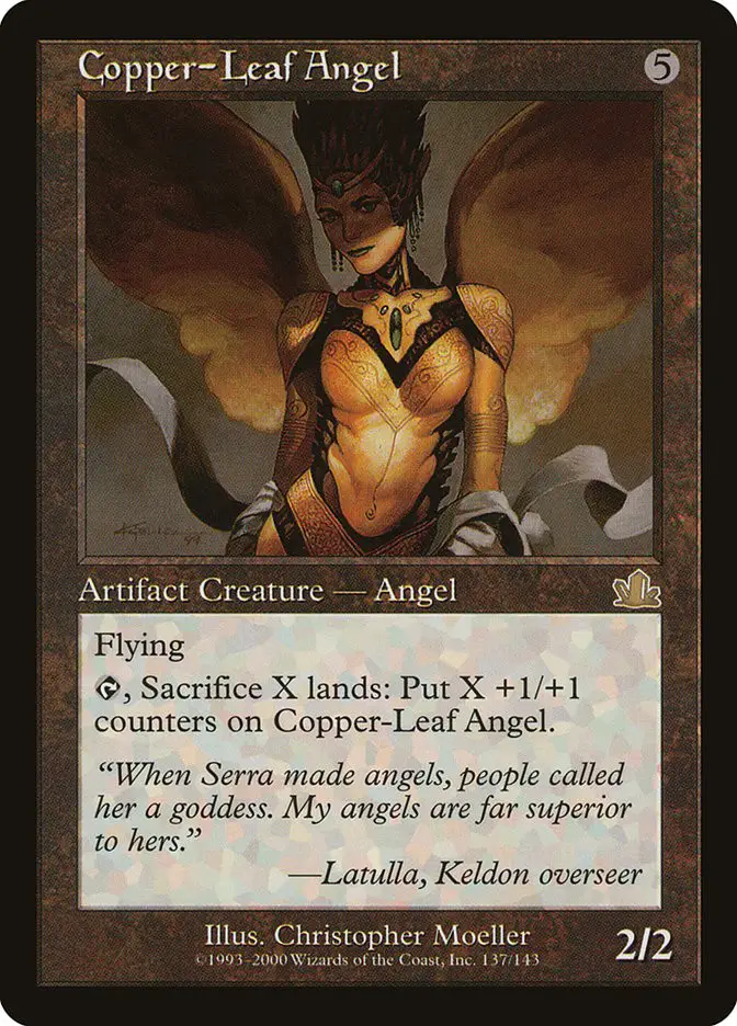 Copper Leaf Angel (Prophecy)