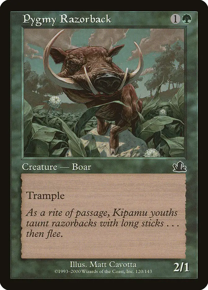 Pygmy Razorback (Prophecy)