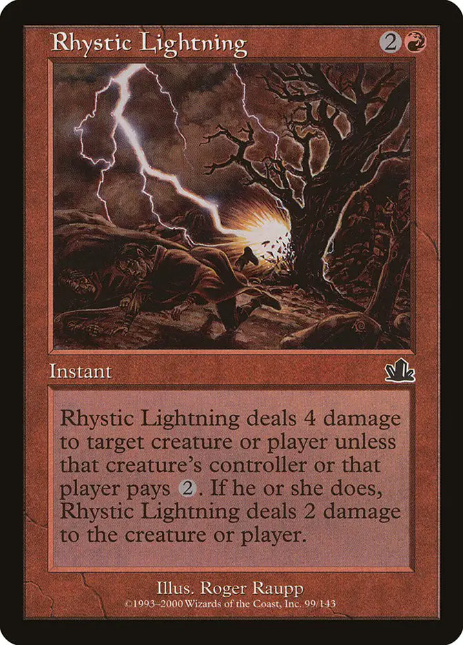 Rhystic Lightning (Prophecy)