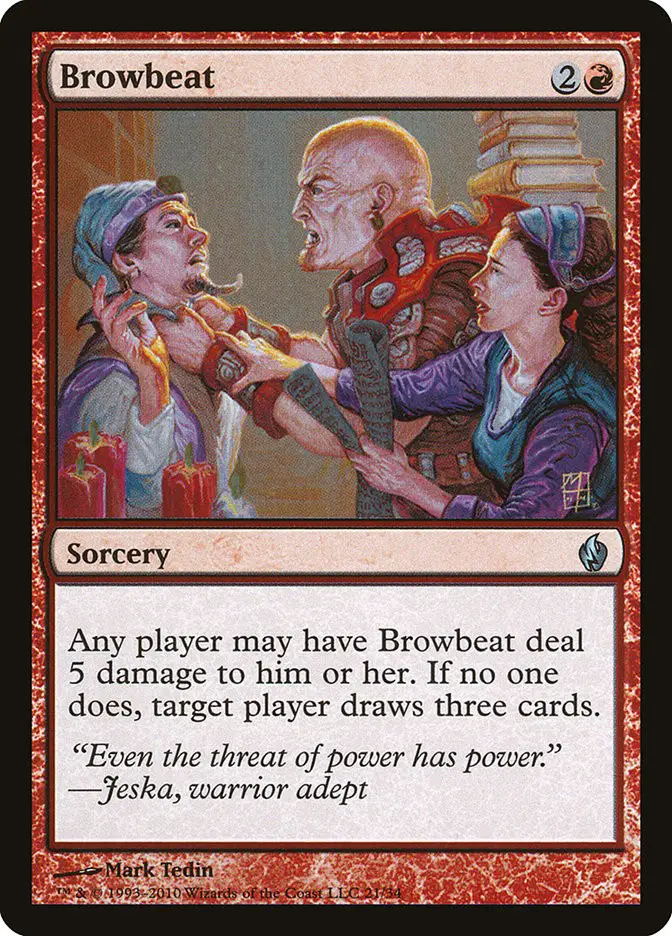 Browbeat (Premium Deck Series: Fire and Lightning)