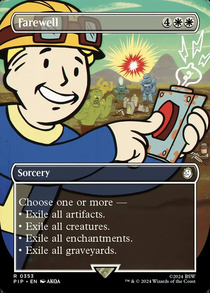 Farewell sorcery fallout mtg assist