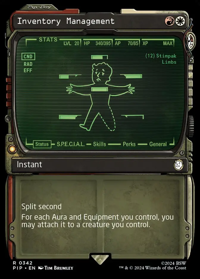 Inventory Management (Fallout)