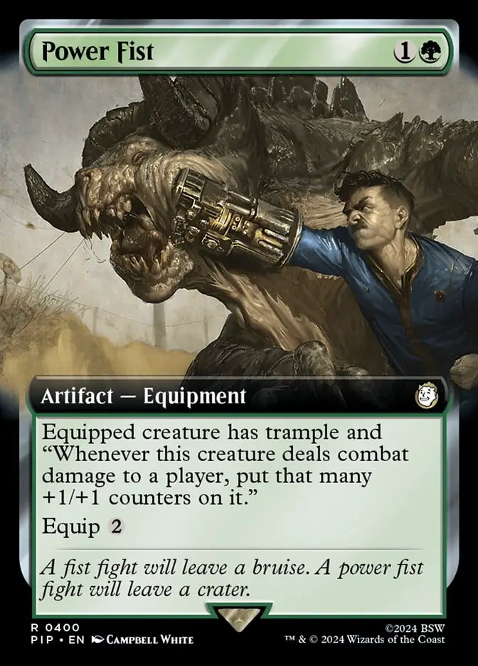 Power fist artifact equipment fallout mtg assist
