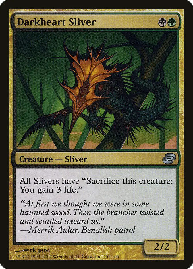 Darkheart Sliver (Planar Chaos)