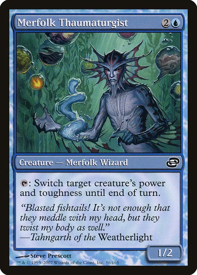 Merfolk Thaumaturgist (Planar Chaos)