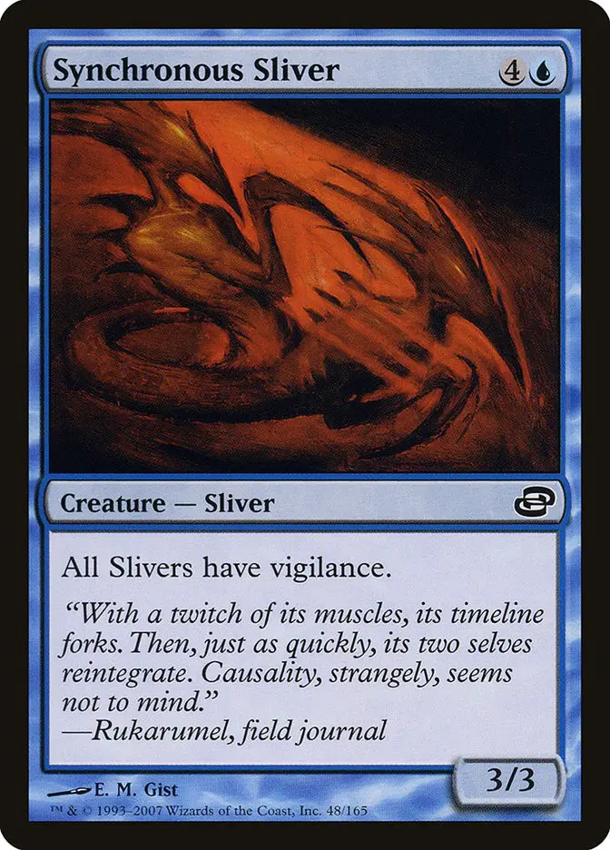 Synchronous Sliver (Planar Chaos)