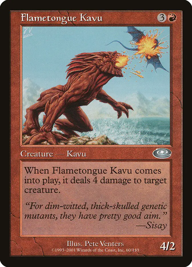 Flametongue Kavu (Planeshift)