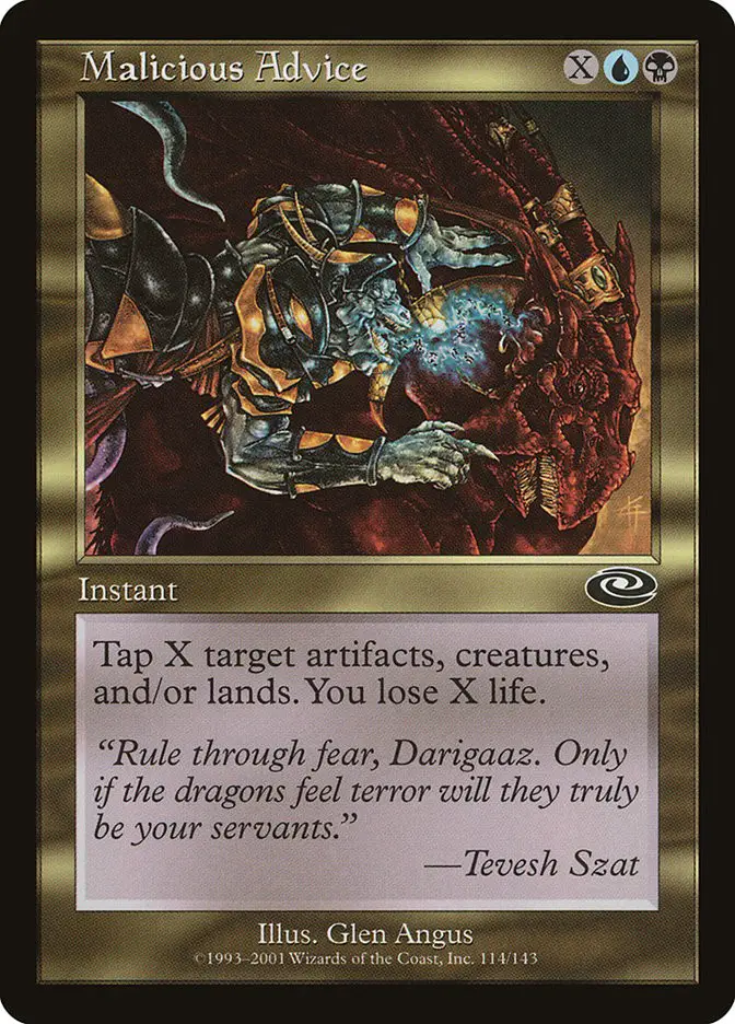 Malicious Advice (Planeshift)