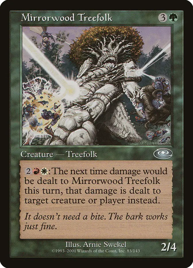 Mirrorwood Treefolk (Planeshift)
