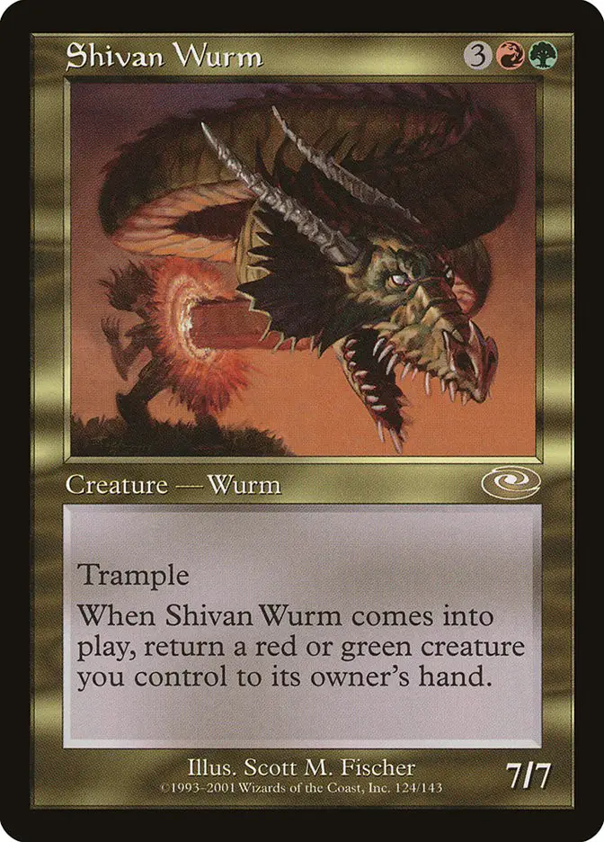 Shivan Wurm (Planeshift)