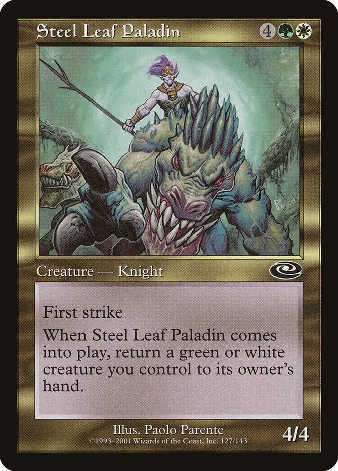 Steel Leaf Paladin (Planeshift)