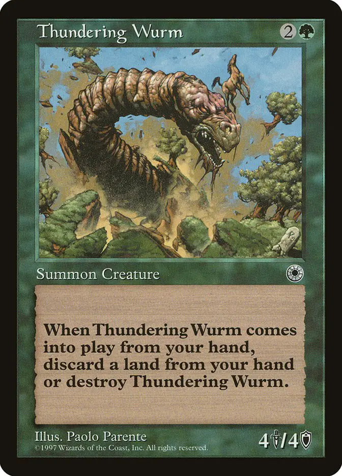Thundering Wurm (Portal)