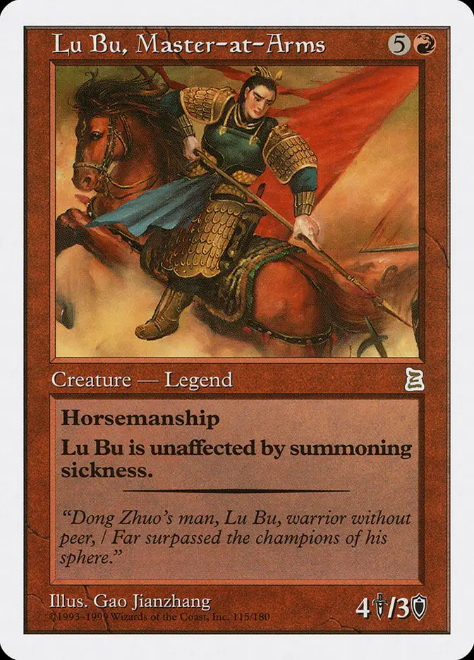 Lu Bu  Master at Arms (Portal Three Kingdoms)