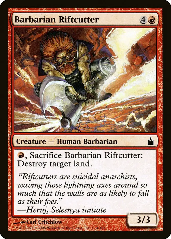 Barbarian Riftcutter (Ravnica: City of Guilds)