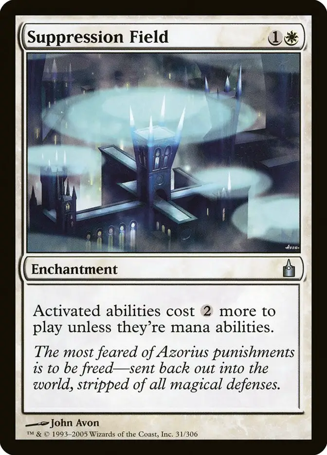 Suppression Field (Ravnica: City of Guilds)