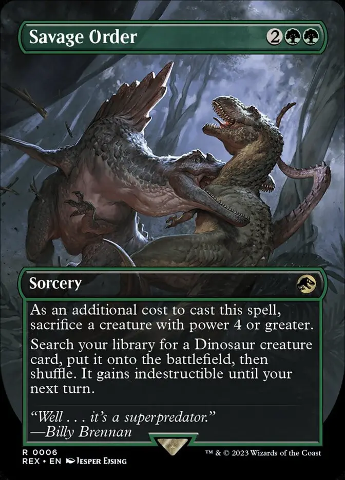 Savage Order (Jurassic World Collection)