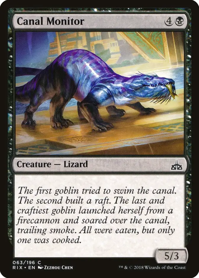 Canal Monitor (Rivals of Ixalan)