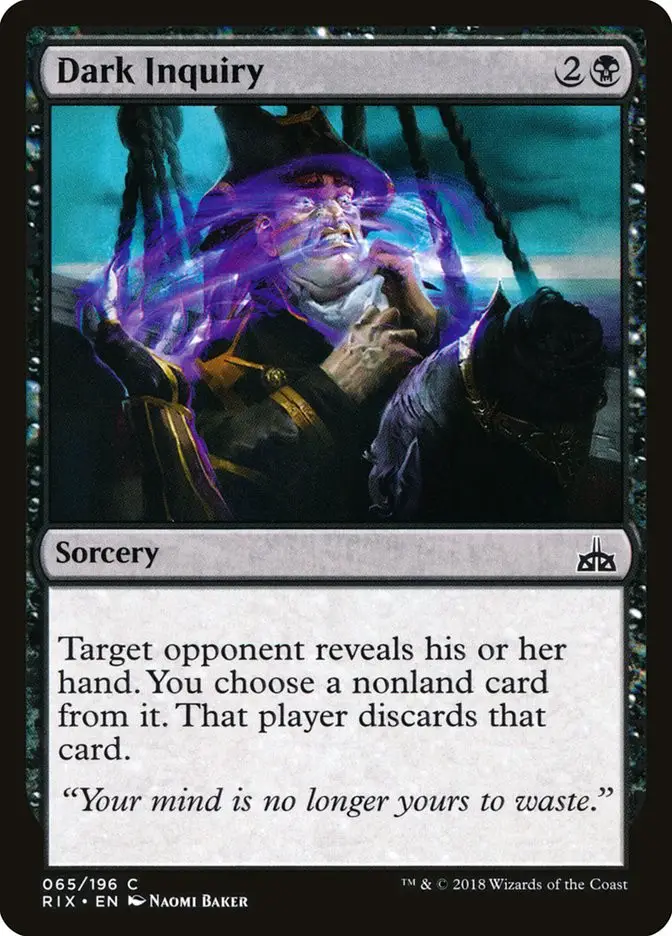 Dark Inquiry (Rivals of Ixalan)