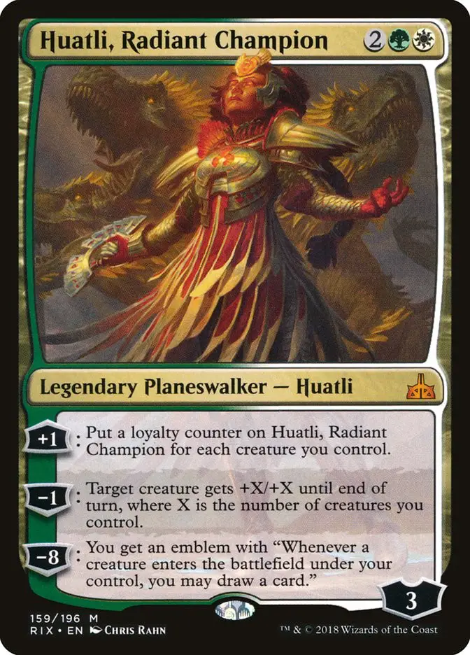 Huatli  Radiant Champion (Rivals of Ixalan)