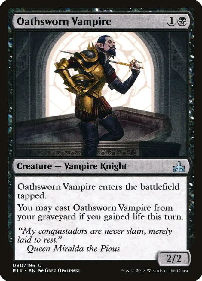 Oathsworn Vampire (Rivals of Ixalan)