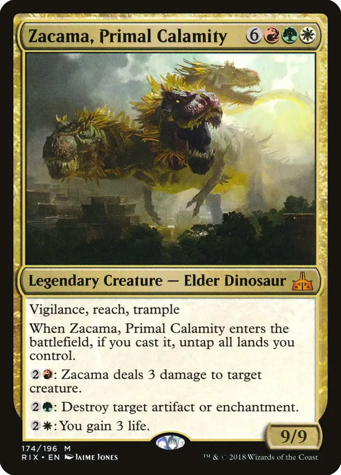 Zacama  Primal Calamity (Rivals of Ixalan)