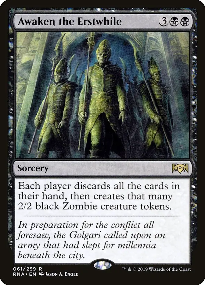 Awaken the Erstwhile (Ravnica Allegiance)