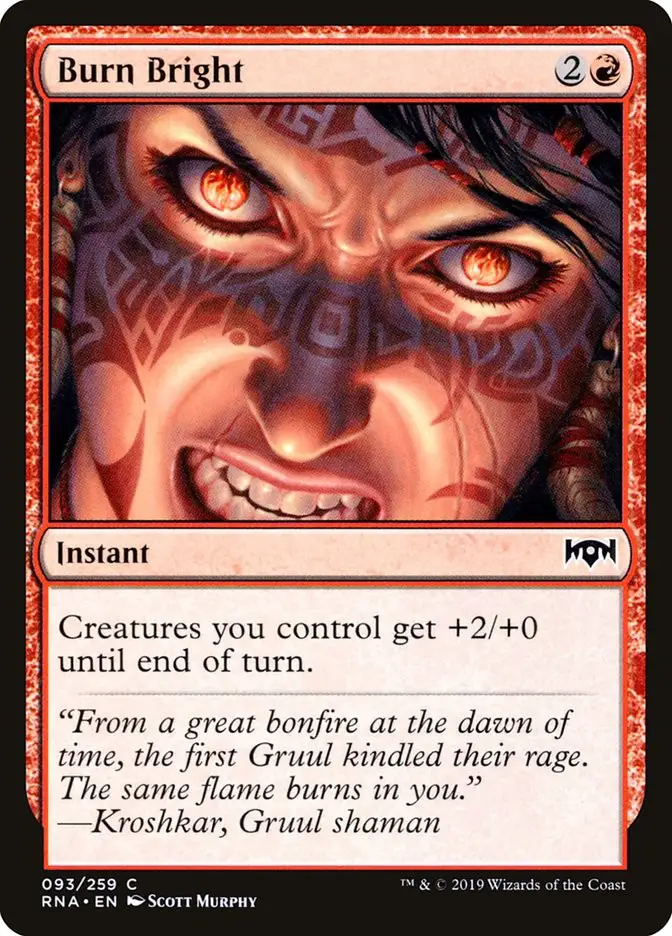 Burn Bright (Ravnica Allegiance)