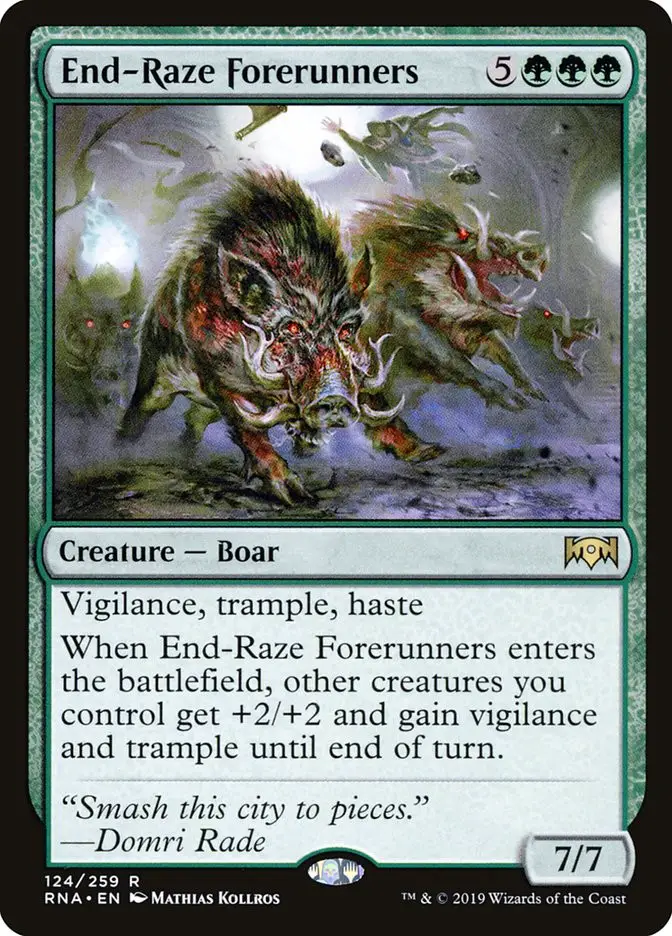 End Raze Forerunners (Ravnica Allegiance)