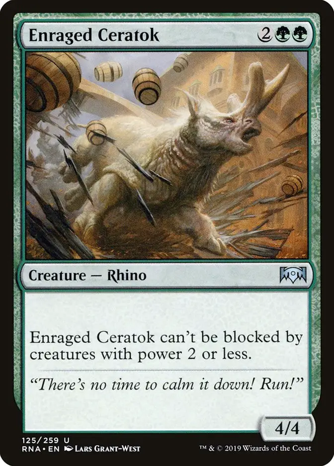 Enraged Ceratok (Ravnica Allegiance)