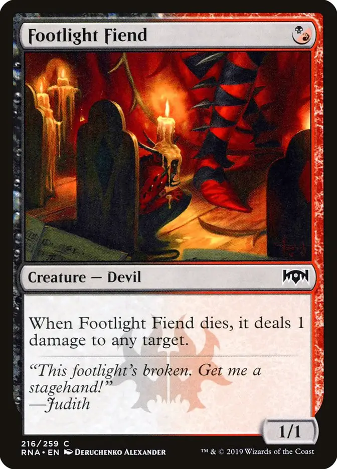 Footlight Fiend (Ravnica Allegiance)
