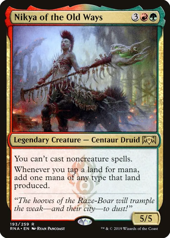Nikya of the Old Ways (Ravnica Allegiance)