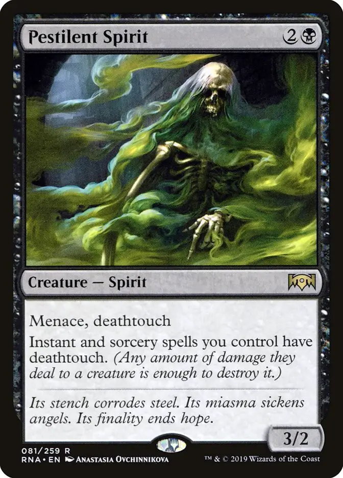 Pestilent Spirit (Ravnica Allegiance)