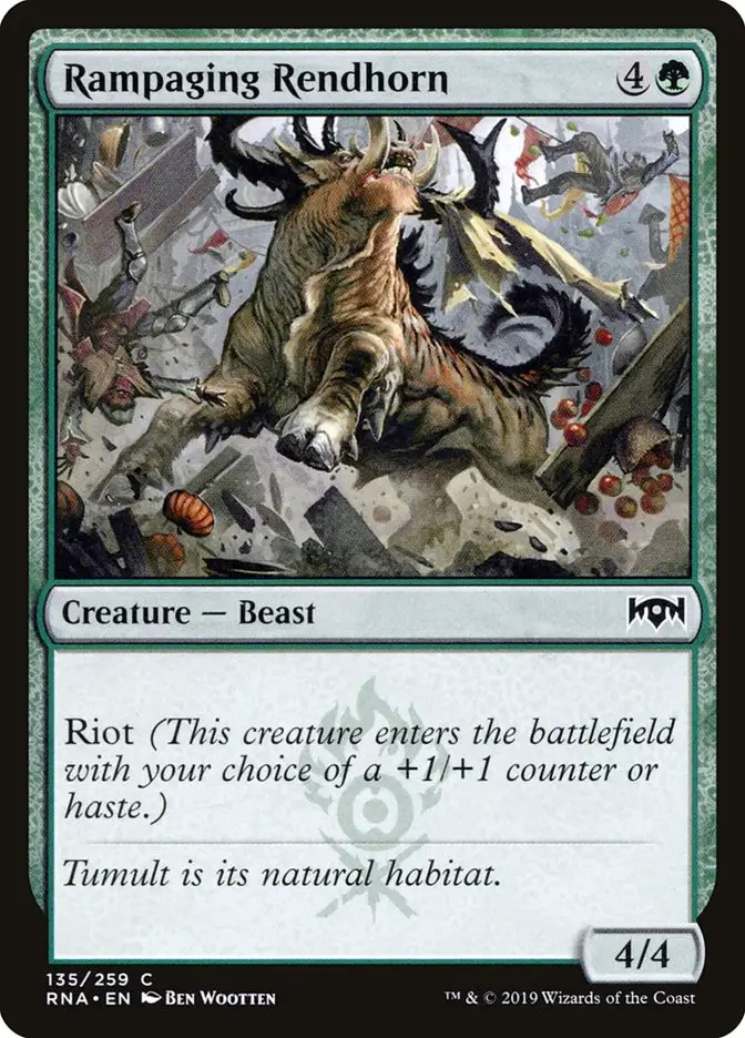 Rampaging Rendhorn (Ravnica Allegiance)