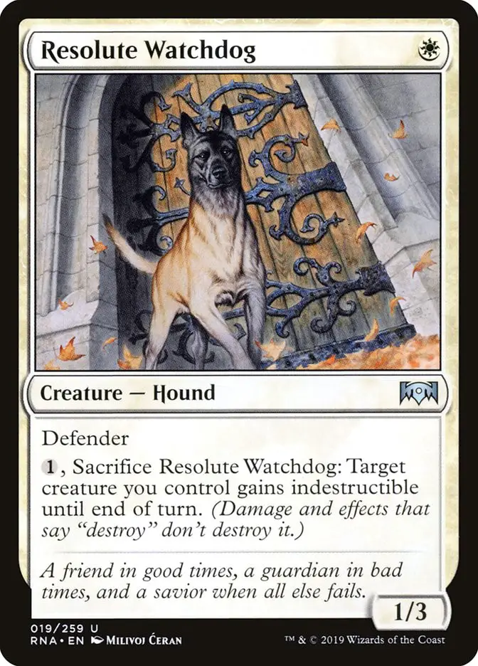 Resolute Watchdog (Ravnica Allegiance)