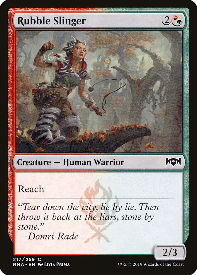 Rubble Slinger (Ravnica Allegiance)