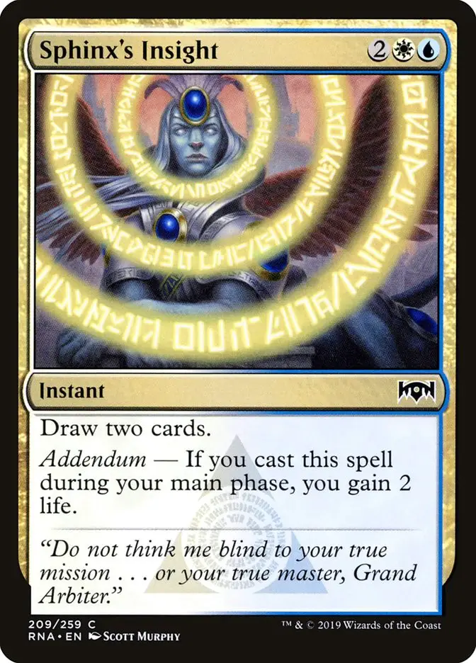 Sphinx s Insight (Ravnica Allegiance)