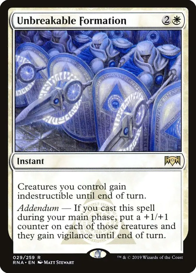 Unbreakable Formation (Ravnica Allegiance)