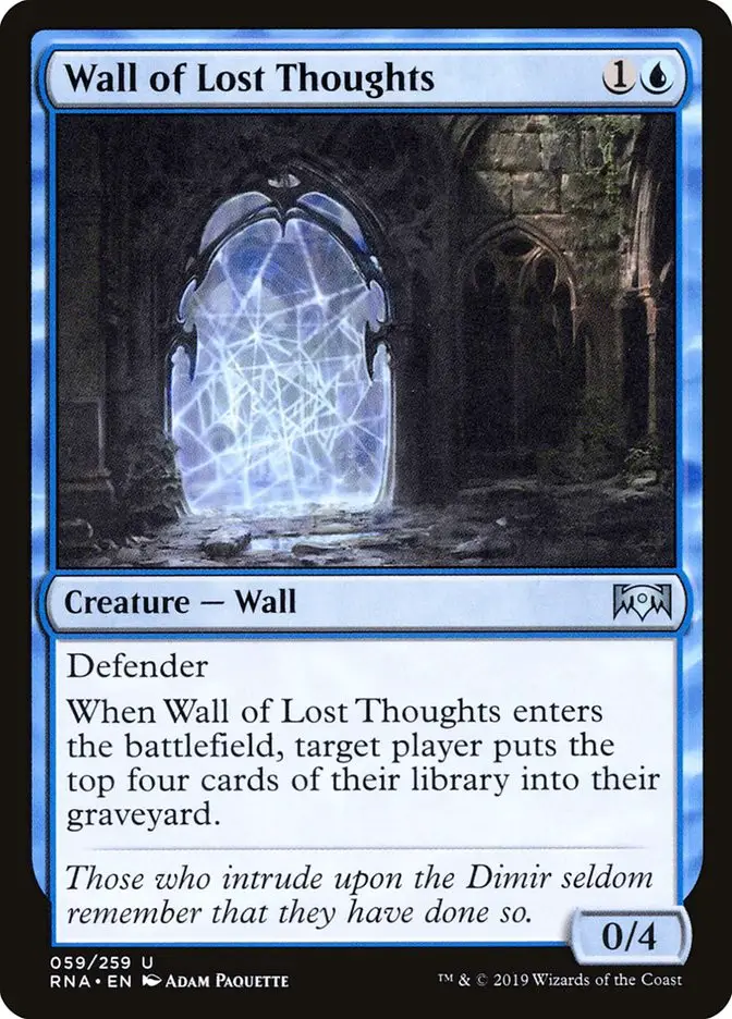 Wall of Lost Thoughts (Ravnica Allegiance)