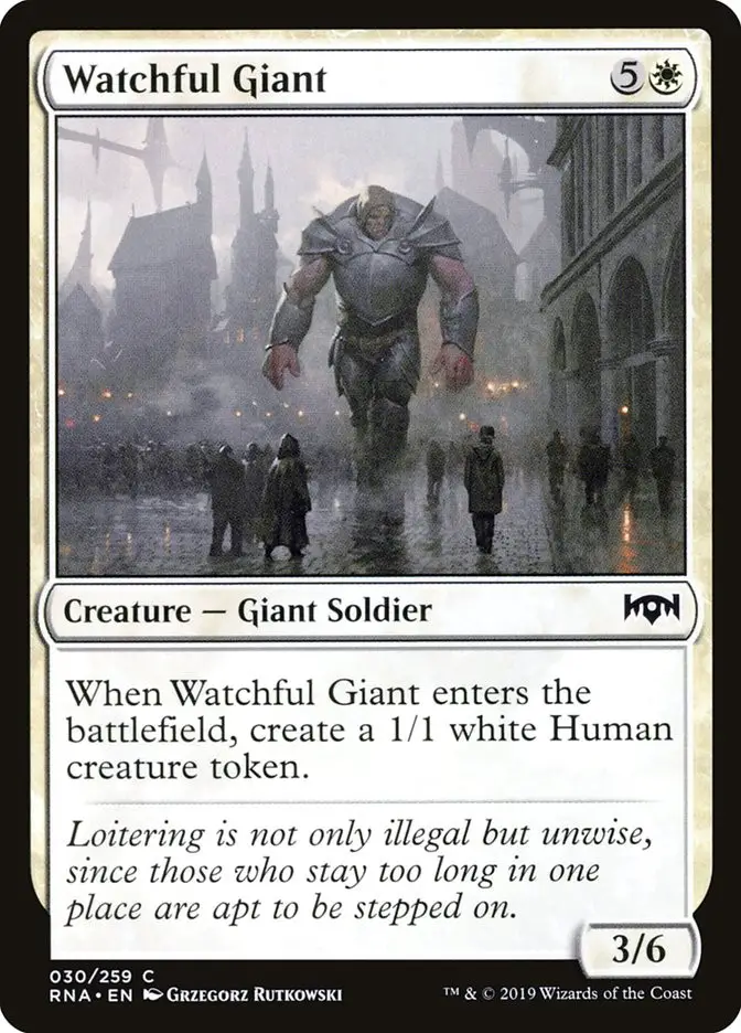 Watchful Giant (Ravnica Allegiance)
