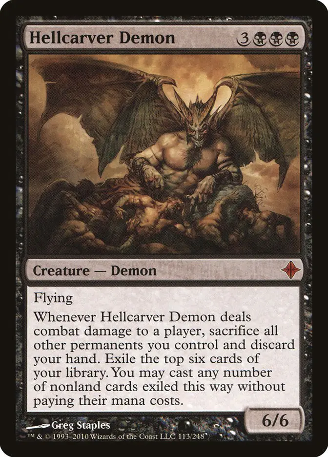 Hellcarver Demon (Rise of the Eldrazi)