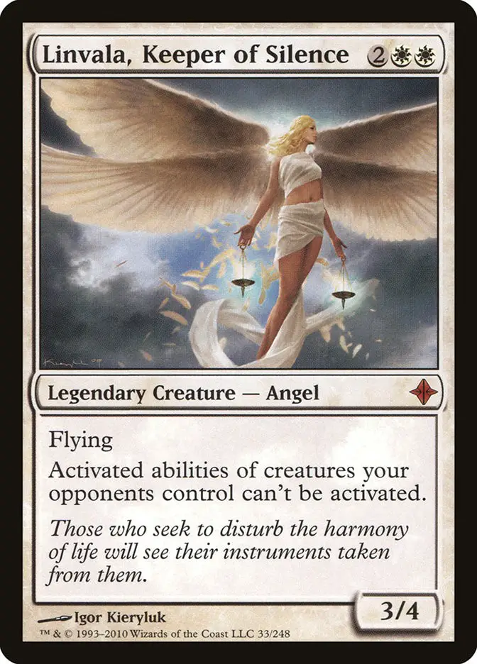 Linvala  Keeper of Silence (Rise of the Eldrazi)