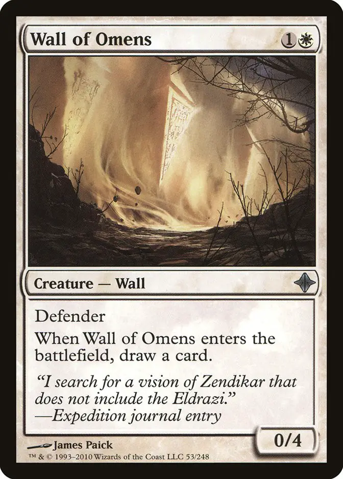 Wall of Omens (Rise of the Eldrazi)