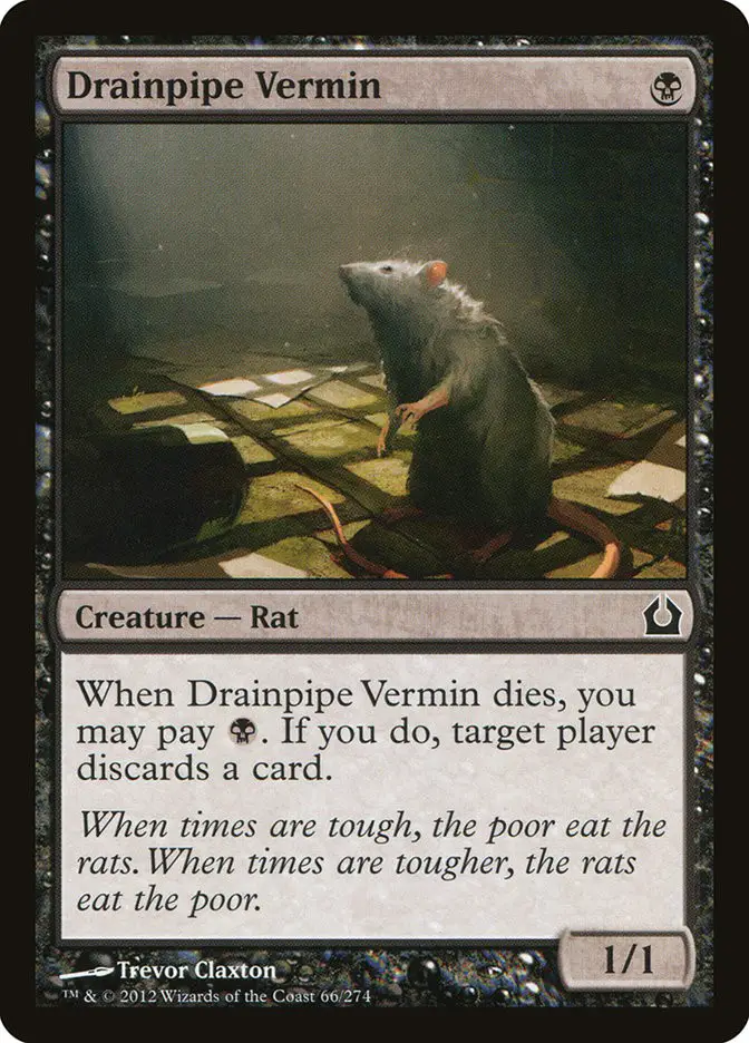 Drainpipe Vermin (Return to Ravnica)