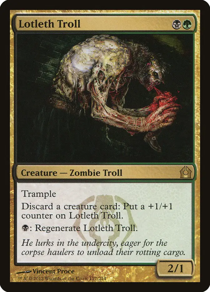 Lotleth Troll (Return to Ravnica)